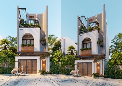 Nhà Phố 4x16m - Cảm xúc cho người trẻ.
